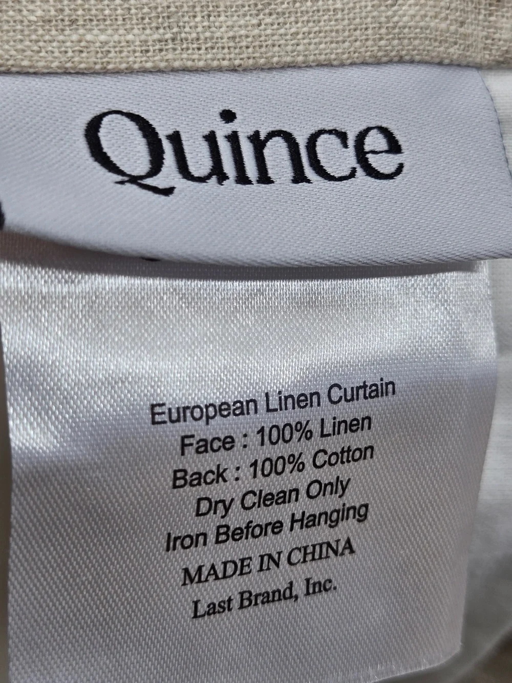 Quince includes 48x96
